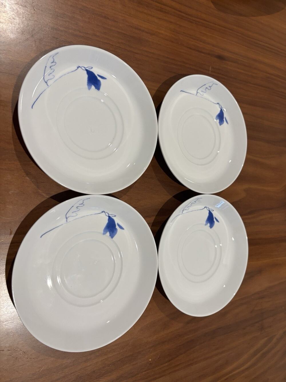 Set Of 4 Studio Nova Blue‎ 6” Replacement Plates